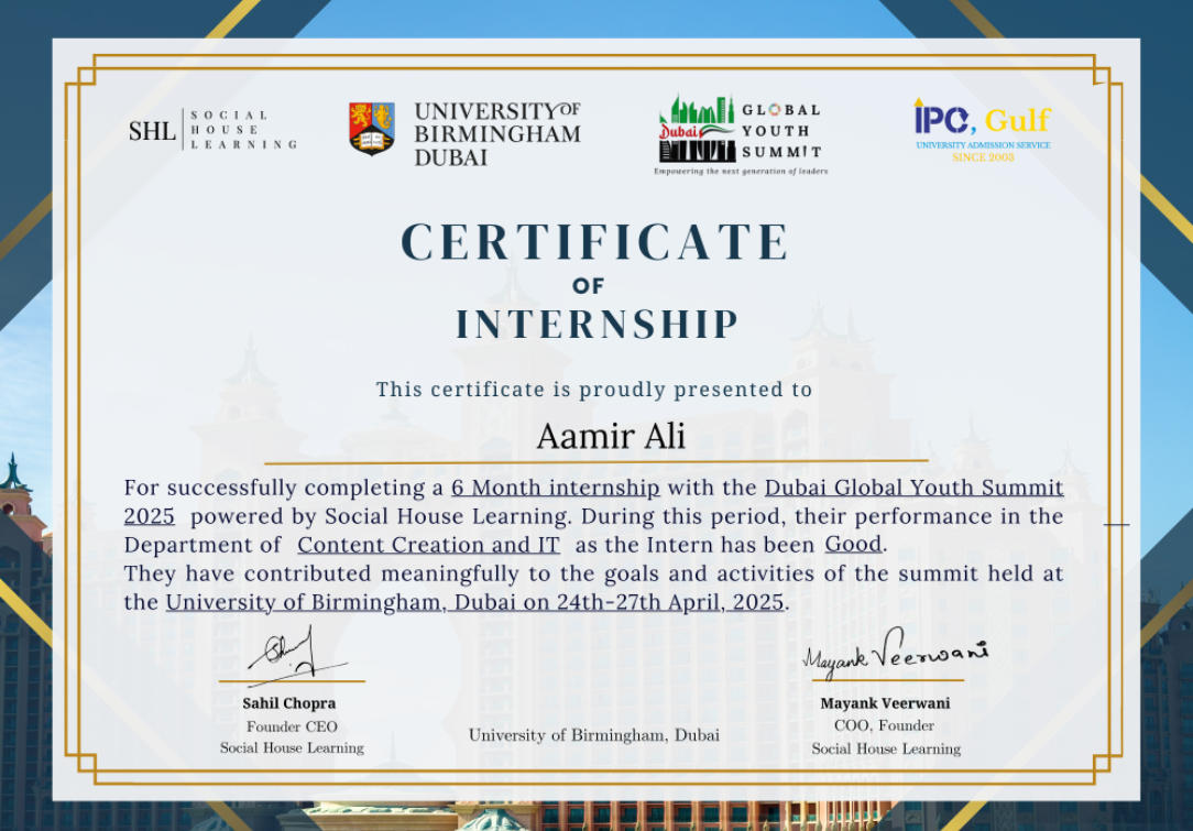 Dgys internship